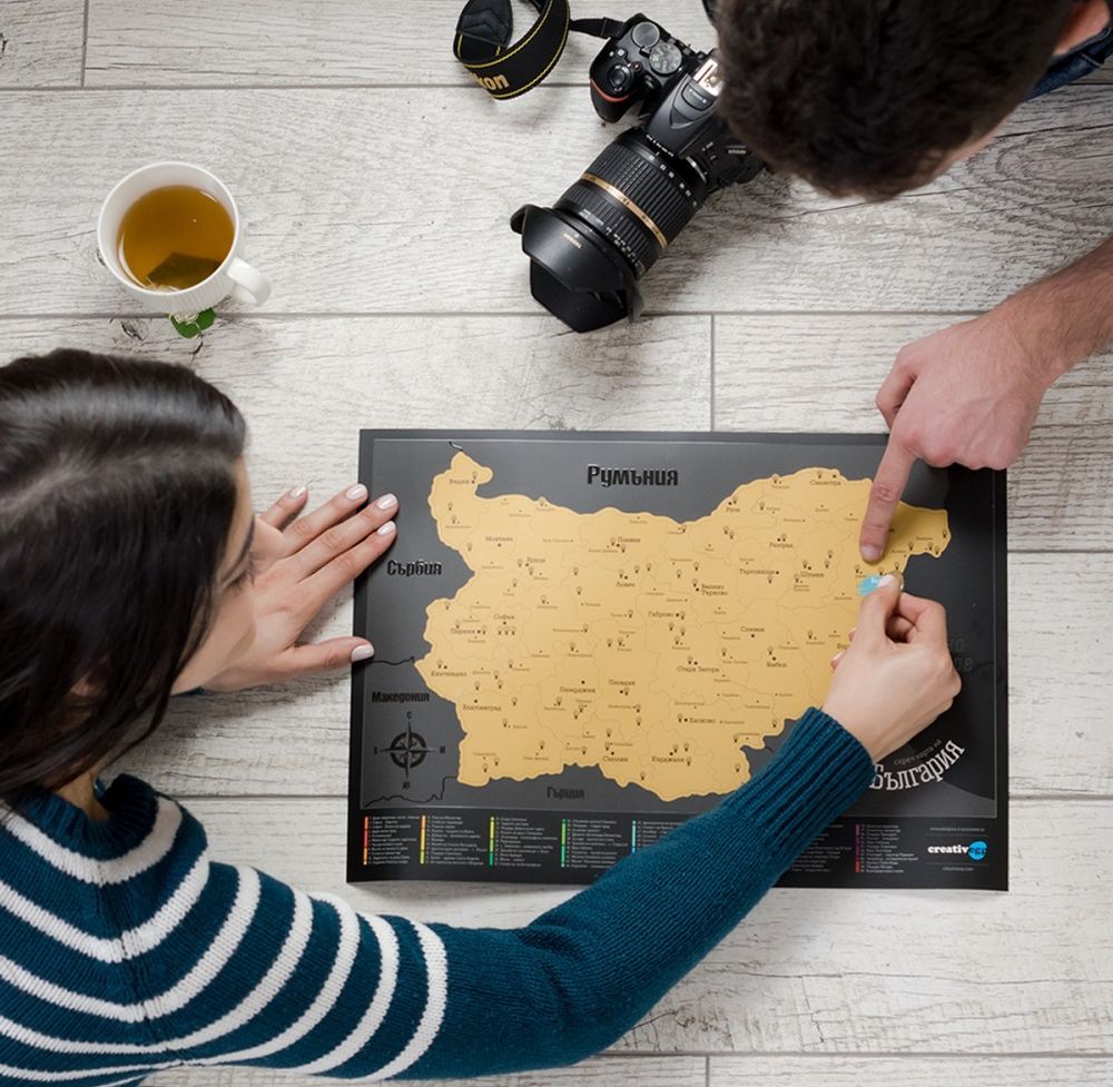 Скреч карта: България